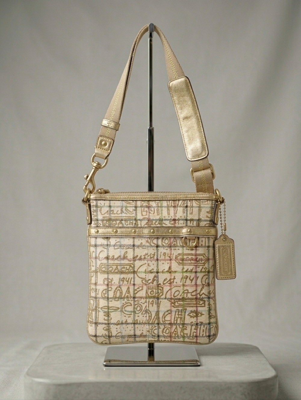 Coach Tattersall Graffiti Swingpack - COA